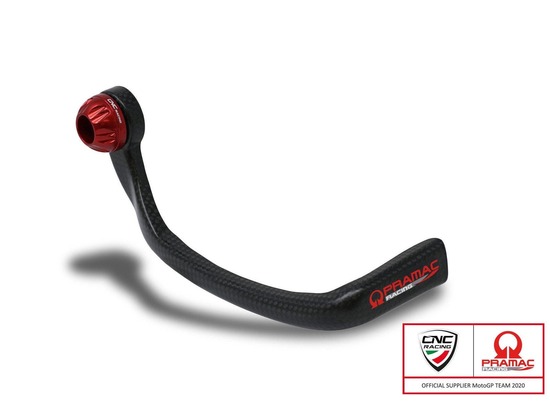 PL150PR - CNC RACING Yamaha Carbon Racing Brake Lever Guard (Pramac edition; including adapter) – Accessories in the Motoraider Motorcycle Aftermarket Accessories and Parts Online Shop