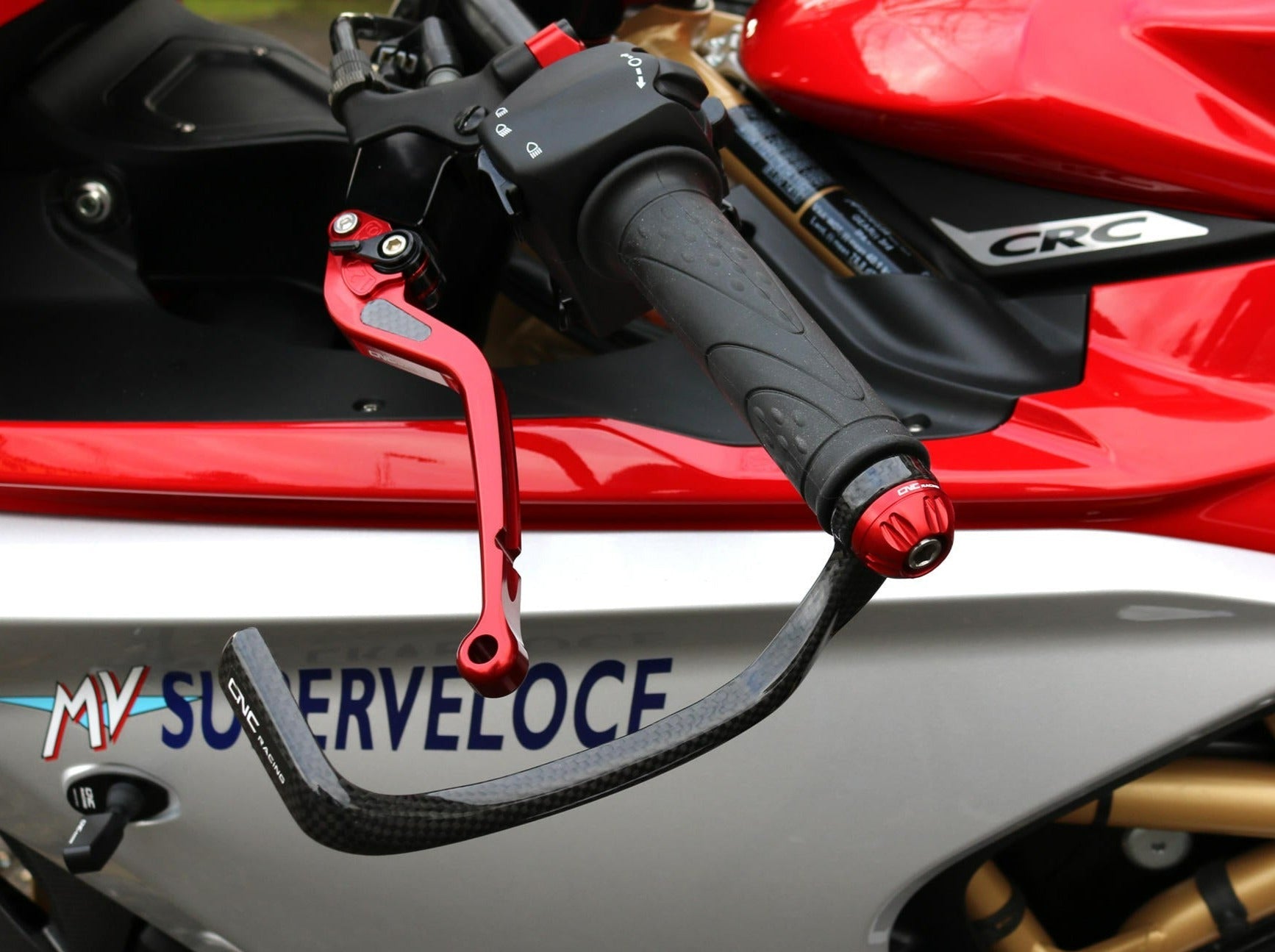 PL250 - CNC RACING Yamaha Carbon Racing Clutch Lever Guard (including adapter) – Accessories in the Motoraider Motorcycle Aftermarket Accessories and Parts Online Shop