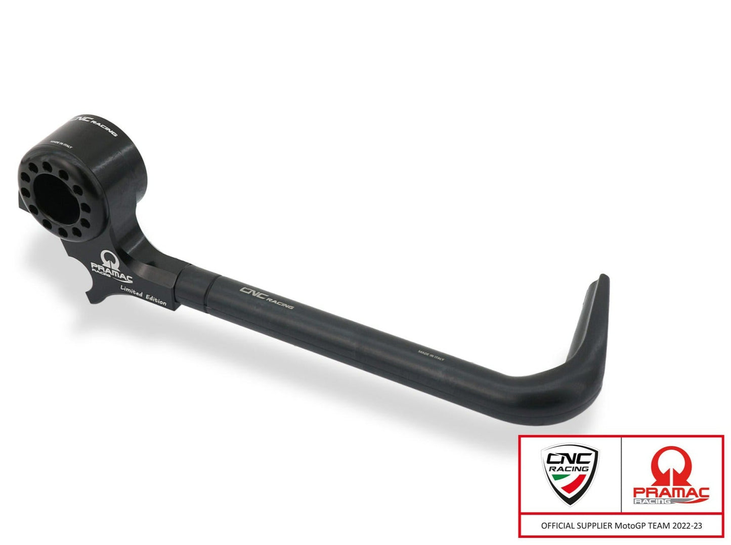 PLM01PR - CNC RACING Aprilia RSV / Tuono Racing Brake Lever Guard (Pramac edition; including adapter) – Accessories in the Motoraider Motorcycle Aftermarket Accessories and Parts Online Shop