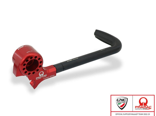 PLM01PR - CNC RACING Aprilia RSV4 (2009+) Racing Brake Lever Guard (Pramac edition; including adapter) – Accessories in the Motoraider Motorcycle Aftermarket Accessories and Parts Online Shop