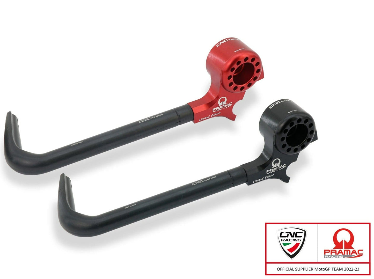 PLM02PR - CNC RACING Yamaha Racing Brake Lever Guard (Pramac edition; including adapter) – Accessories in the Motoraider Motorcycle Aftermarket Accessories and Parts Online Shop