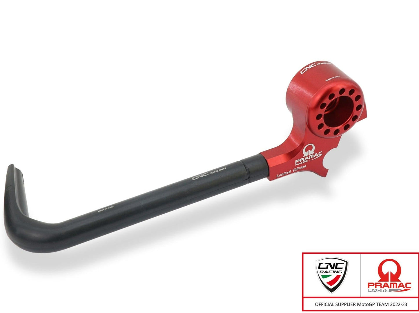 PLM02PR - CNC RACING Ducati Panigale V2 (12/24) Racing Clutch Lever Guard (Pramac edition; including adapter) – Accessories in the Motoraider Motorcycle Aftermarket Accessories and Parts Online Shop