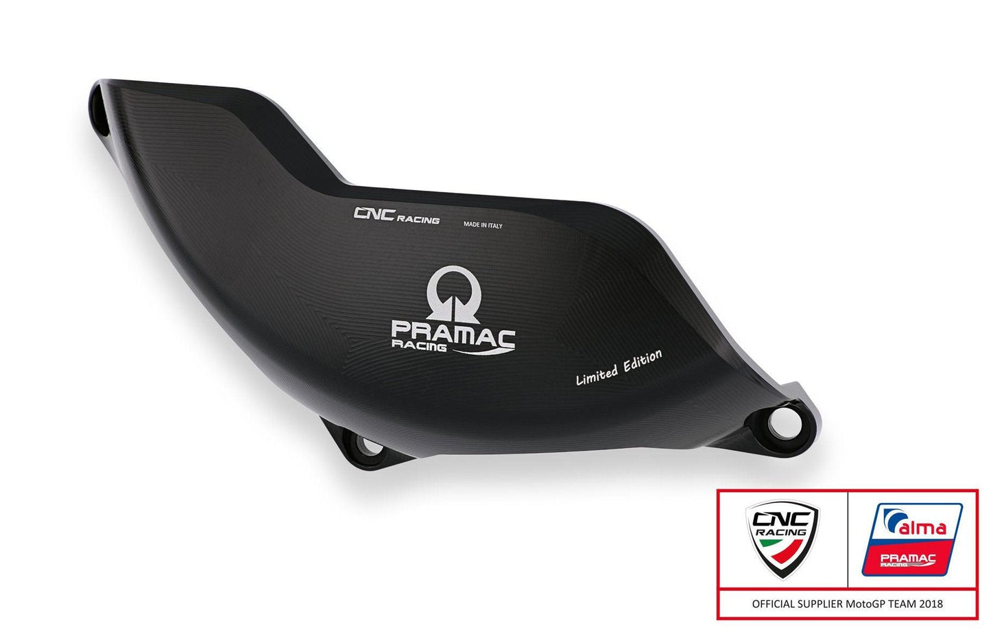 PR301PR - CNC RACING Ducati Panigale V2 (12/24) Clutch Cover Protector "RPS" (right side; Pramac Racing Limited Edition) – Accessories in the Motoraider Motorcycle Aftermarket Accessories and Parts Online Shop