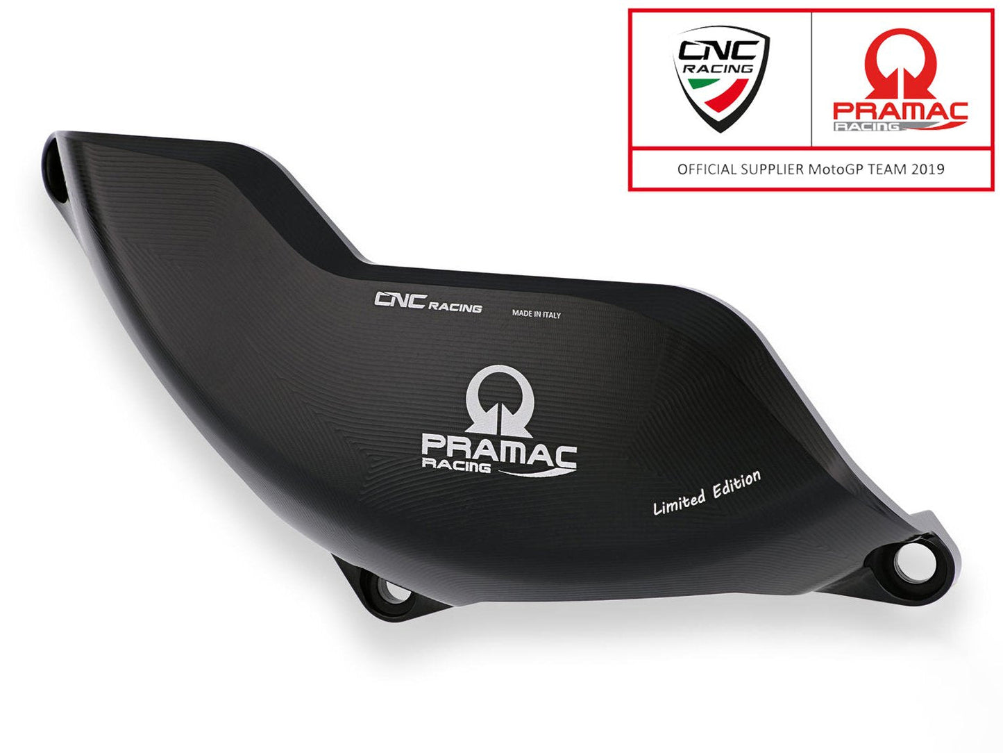 PR301PR - CNC RACING Ducati Panigale V2 (12/24) Clutch Cover Protector "RPS" (right side; Pramac Racing Limited Edition) – Accessories in the Motoraider Motorcycle Aftermarket Accessories and Parts Online Shop