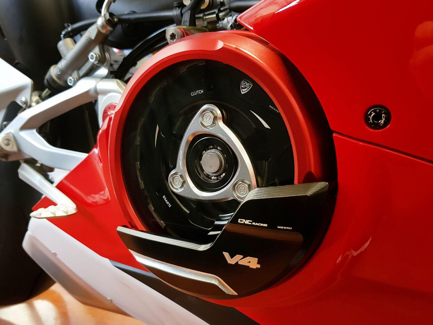 PR310 - CNC RACING Ducati Multistrada V4 RS / Panigale V4 / Streetfighter V4 Clutch Cover Protector – Accessories in the Motoraider Motorcycle Aftermarket Accessories and Parts Online Shop