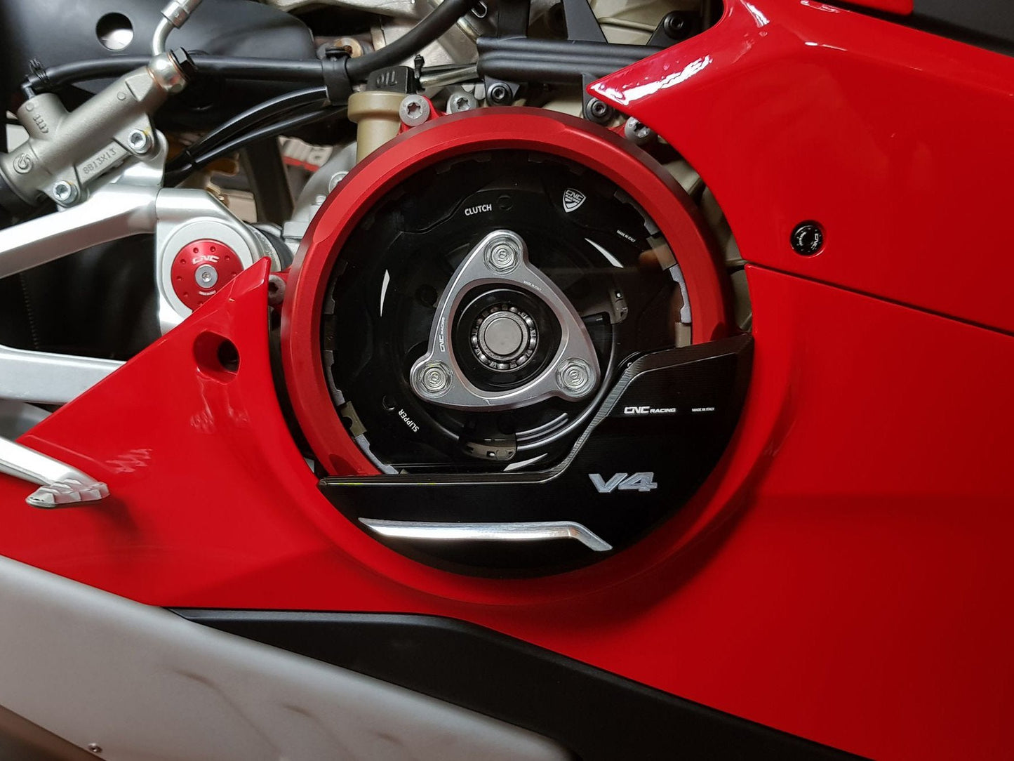 PR310 - CNC RACING Ducati Multistrada V4 RS / Panigale V4 / Streetfighter V4 Clutch Cover Protector – Accessories in the Motoraider Motorcycle Aftermarket Accessories and Parts Online Shop