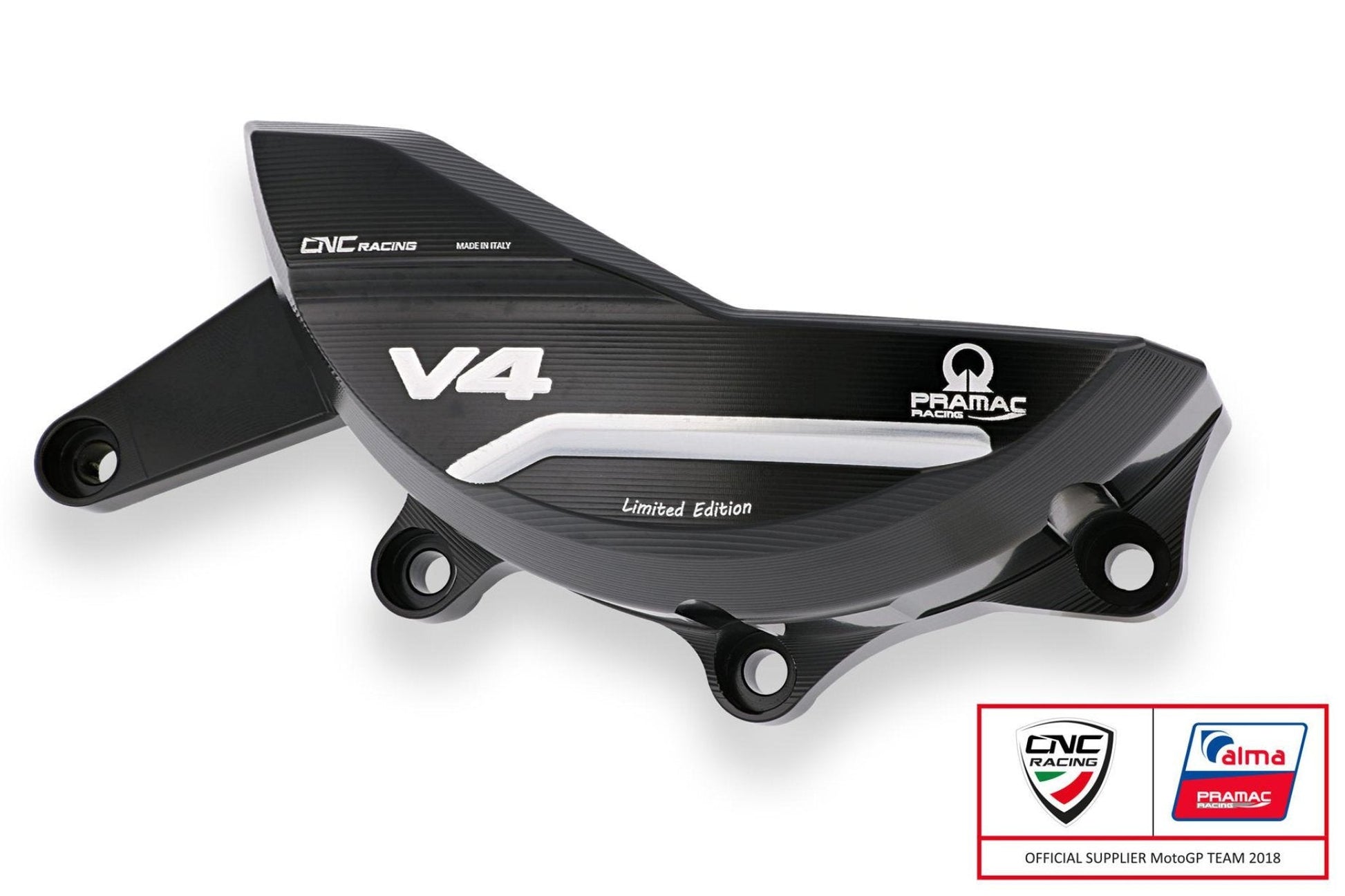 PR311PR - CNC RACING Ducati Panigale V4 / Streetfighter (2018+) Generator Cover Guard (Pramac Racing Limited Edition) – Accessories in the Motoraider Motorcycle Aftermarket Accessories and Parts Online Shop