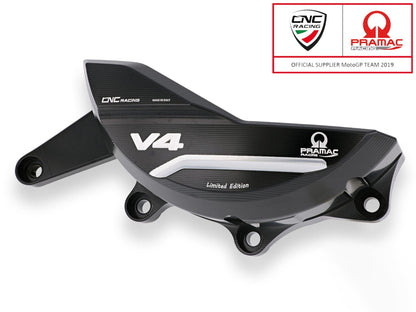 PR311PR - CNC RACING Ducati Panigale V4 / Streetfighter (2018+) Generator Cover Guard (Pramac Racing Limited Edition) – Accessories in the Motoraider Motorcycle Aftermarket Accessories and Parts Online Shop