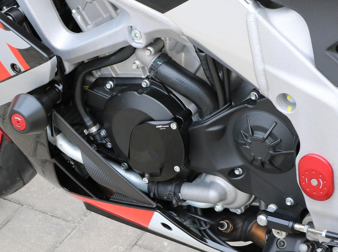 PR312 - CNC RACING Aprilia RSV4 / Tuono V4 (09/20) Alternator Cover Protection "RPS" (left side) – Accessories in the Motoraider Motorcycle Aftermarket Accessories and Parts Online Shop