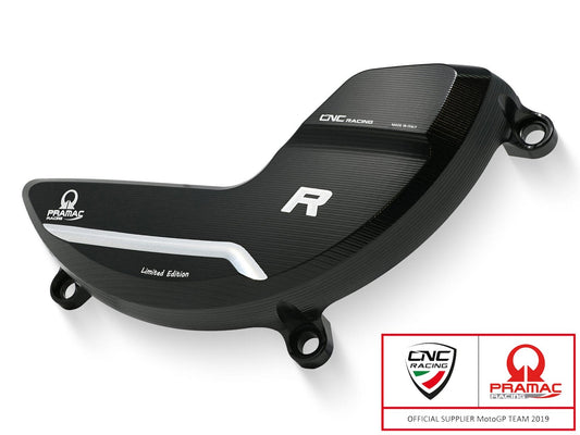 PR314PR - CNC RACING Ducati Panigale V4R Clutch Cover Protector (Pramac Racing Limited Edition) – Accessories in the Motoraider Motorcycle Aftermarket Accessories and Parts Online Shop