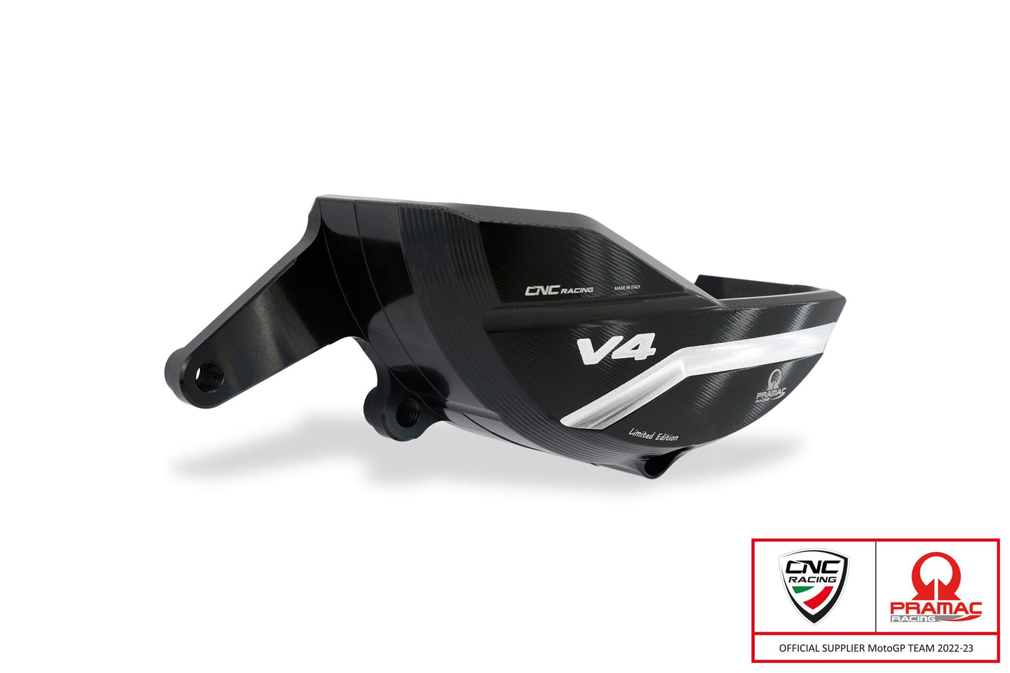 PR319PR - CNC RACING Ducati Multistrada V4 (2021+) Generator Cover Protector (Pramac edition) – Accessories in the Motoraider Motorcycle Aftermarket Accessories and Parts Online Shop