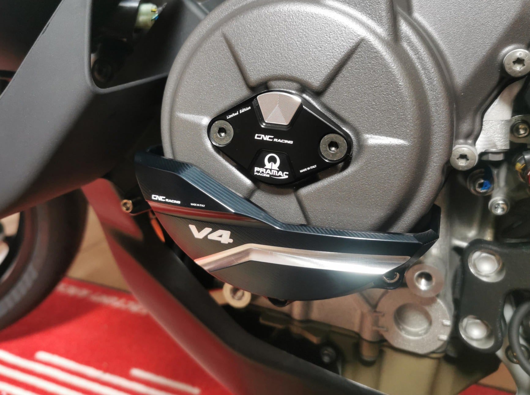 PR319 - CNC RACING Ducati Multistrada V4 (2021+) Generator Cover Protector – Accessories in the Motoraider Motorcycle Aftermarket Accessories and Parts Online Shop