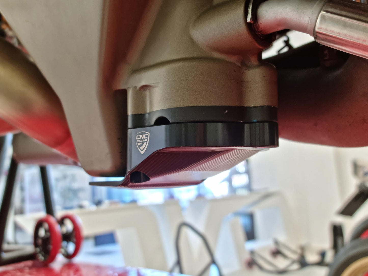 PR320 - CNC RACING Ducati Panigale V4 / Streetfighter V4 (18/24) Sump / Oil Pan Guard – Accessories in the Motoraider Motorcycle Aftermarket Accessories and Parts Online Shop
