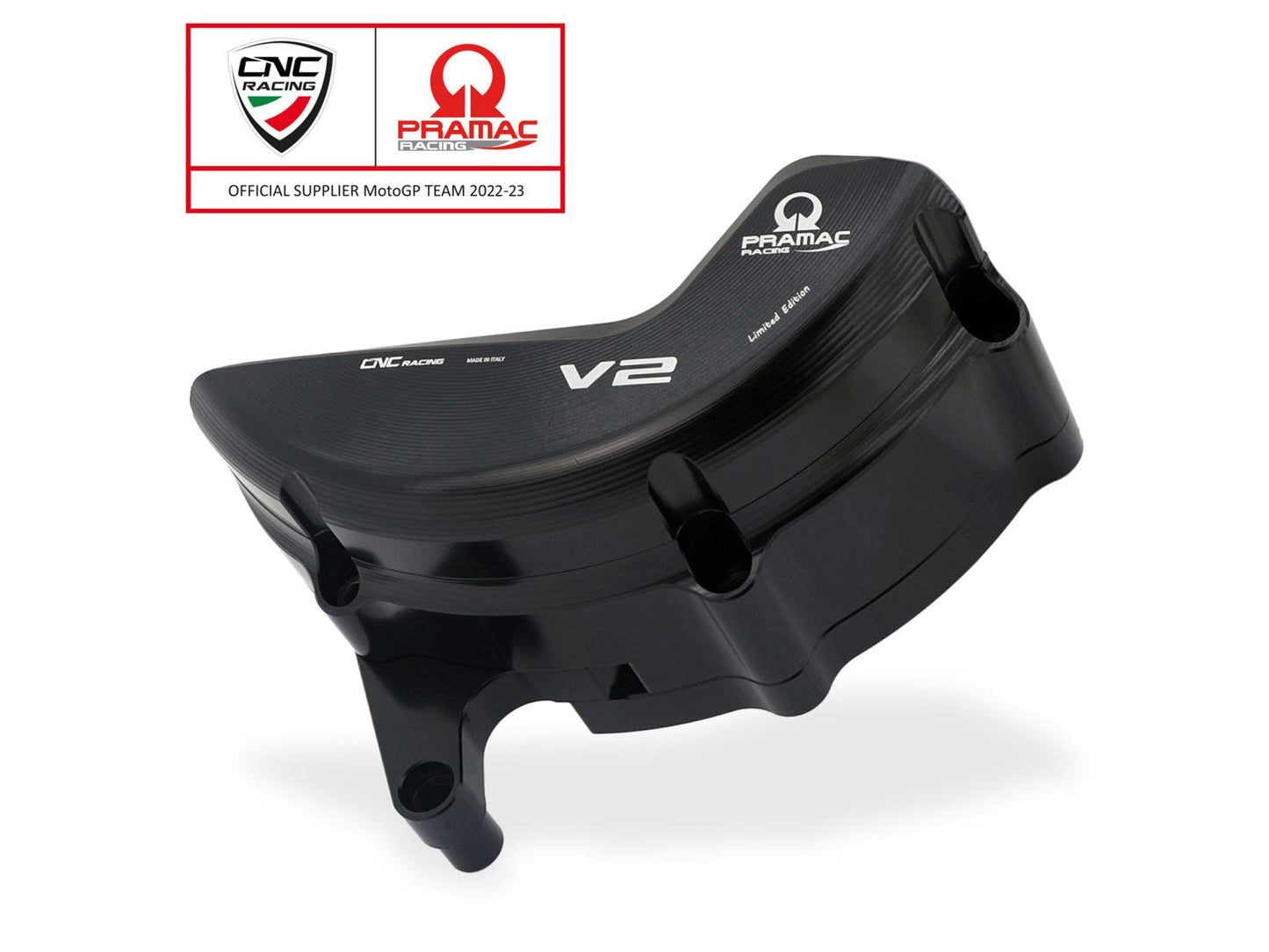 PR323PR - CNC RACING Ducati Streetfighter V2 (2022+) Generator Cover Protector (Pramac edition) – Accessories in the Motoraider Motorcycle Aftermarket Accessories and Parts Online Shop