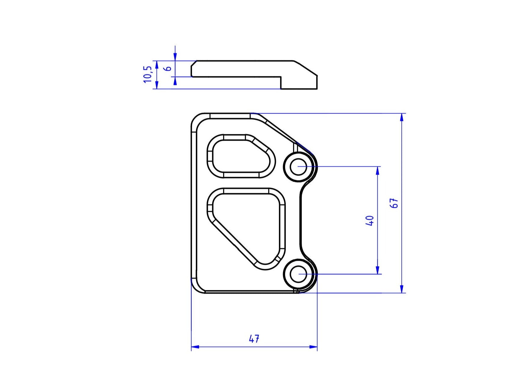 PR324 - CNC RACING Ducati DesertX (2022+) Rear Brake Master Cylinder Protector – Accessories in the Motoraider Motorcycle Aftermarket Accessories and Parts Online Shop