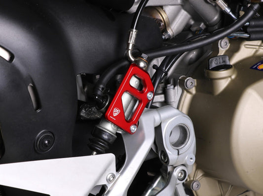 PR325 - CNC RACING Ducati / Moto Guzzi Rear Brake Master Cylinder Protector (for OEM rearset) – Accessories in the Motoraider Motorcycle Aftermarket Accessories and Parts Online Shop