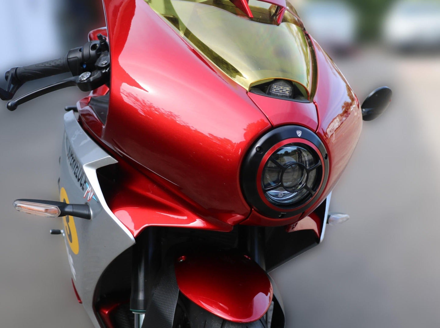 PRF01 - CNC RACING MV Agusta Superveloce (2020+) Headlight Cover (bi-color) – Accessories in the Motoraider Motorcycle Aftermarket Accessories and Parts Online Shop