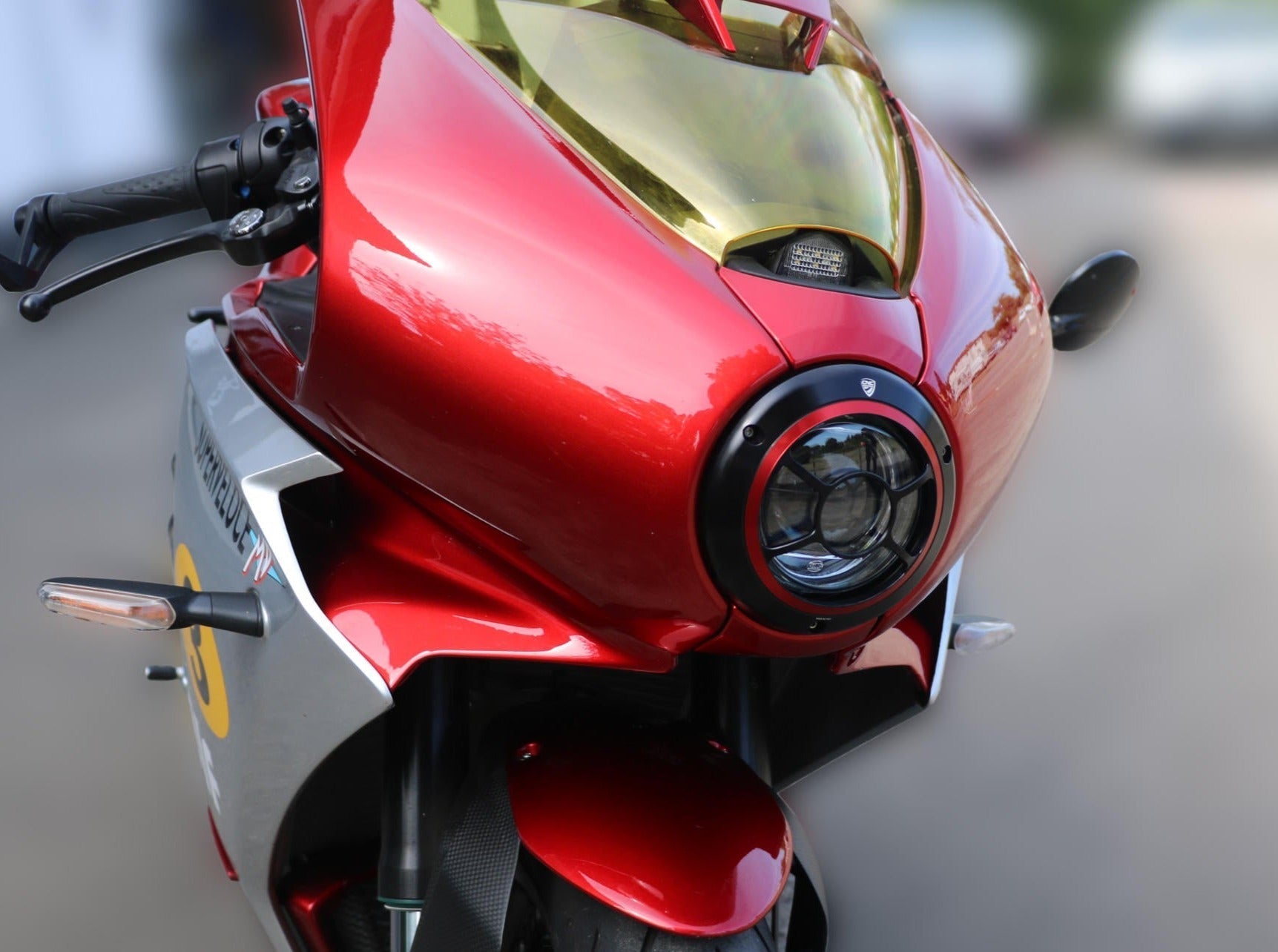 PRF01 - CNC RACING MV Agusta Superveloce (2020+) Headlight Cover (bi-color) – Accessories in the Motoraider Motorcycle Aftermarket Accessories and Parts Online Shop