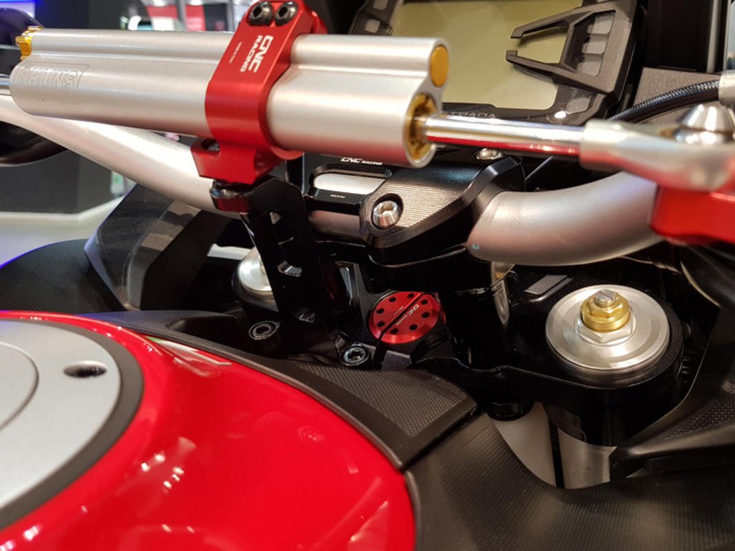 RM251 - CNC RACING Ducati Multistrada (2015+) Handlebar Clamp (full kit) – Accessories in the Motoraider Motorcycle Aftermarket Accessories and Parts Online Shop