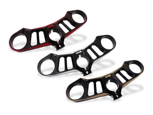 PST15 - CNC RACING Ducati Panigale V4 (18/24) Triple Clamps Top Plate (bi-color) – Accessories in the Motoraider Motorcycle Aftermarket Accessories and Parts Online Shop