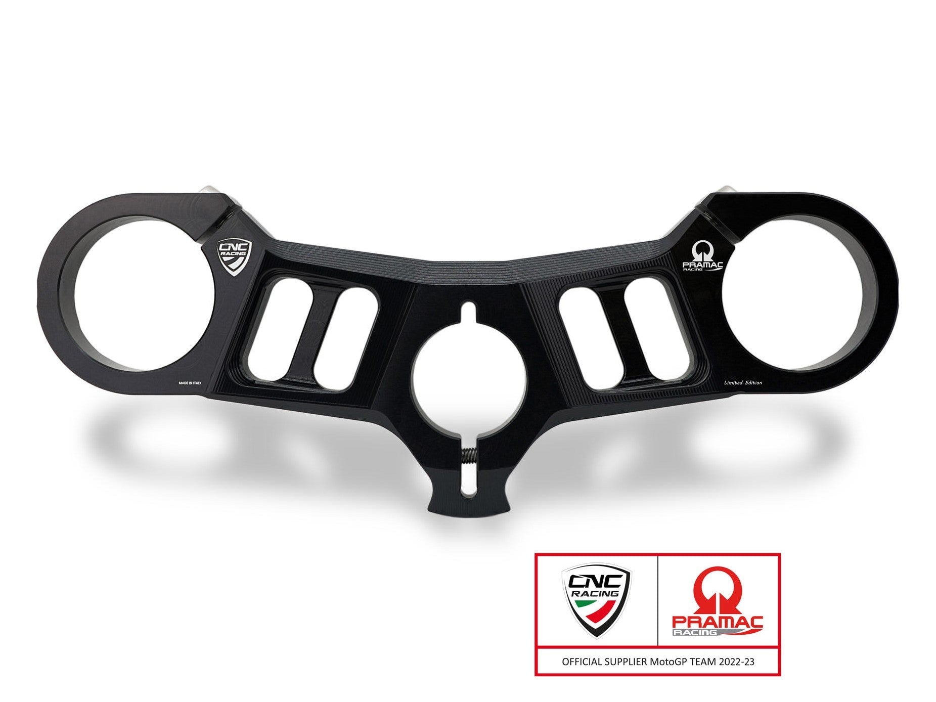PST16PR - CNC RACING Ducati Panigale (12/19) Triple Clamps Top Plate (Ø 53 mm; Pramac edition) – Accessories in the Motoraider Motorcycle Aftermarket Accessories and Parts Online Shop