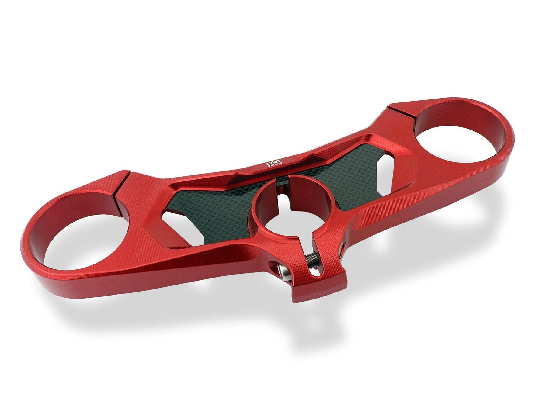 PST17 - CNC RACING Ducati Panigale V4 (18/24) Triple Clamps Top Plate (with carbon inlay) – Accessories in the Motoraider Motorcycle Aftermarket Accessories and Parts Online Shop