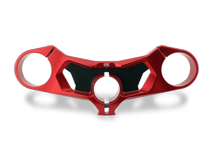PST17 - CNC RACING Ducati Panigale V4 (18/24) Triple Clamps Top Plate (with carbon inlay) – Accessories in the Motoraider Motorcycle Aftermarket Accessories and Parts Online Shop