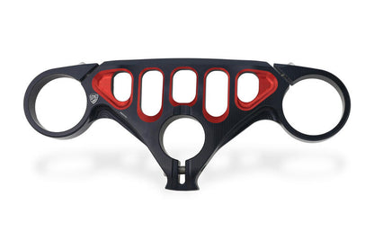 CNC RACING PST23 Ducati Panigale V4 / V4S (2025+) Triple Clamps Top Yoke (bi-color) – Accessories in the Motoraider Motorcycle Aftermarket Accessories and Parts Online Shop