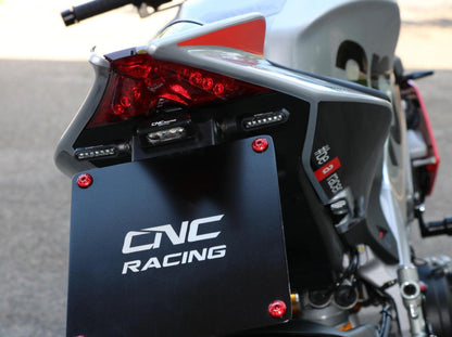 PT103 - CNC RACING Aprilia RSV4 / Tuono V4 (09/20) Adjustable LED License Plate Holder – Accessories in the Motoraider Motorcycle Aftermarket Accessories and Parts Online Shop