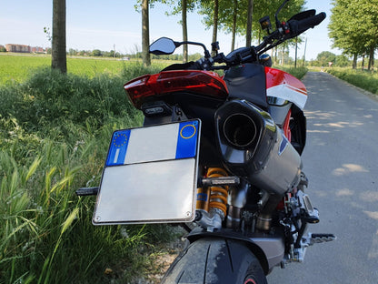 PT151 - CNC RACING Ducati Hypermotard 950 Adjustable LED License Plate – Accessories in the Motoraider Motorcycle Aftermarket Accessories and Parts Online Shop