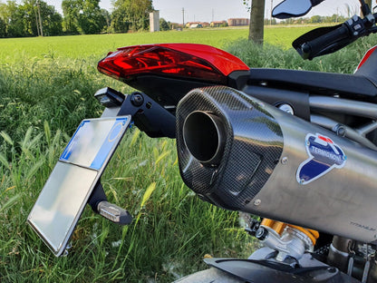 PT151 - CNC RACING Ducati Hypermotard 950 Adjustable LED License Plate – Accessories in the Motoraider Motorcycle Aftermarket Accessories and Parts Online Shop