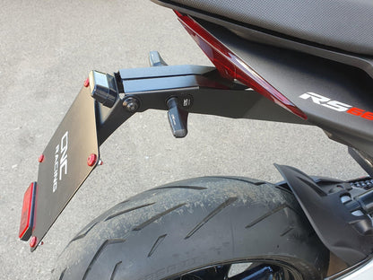 PT160 - CNC RACING Aprilia (2021+) Adjustable LED License Plate Holder – Accessories in the Motoraider Motorcycle Aftermarket Accessories and Parts Online Shop