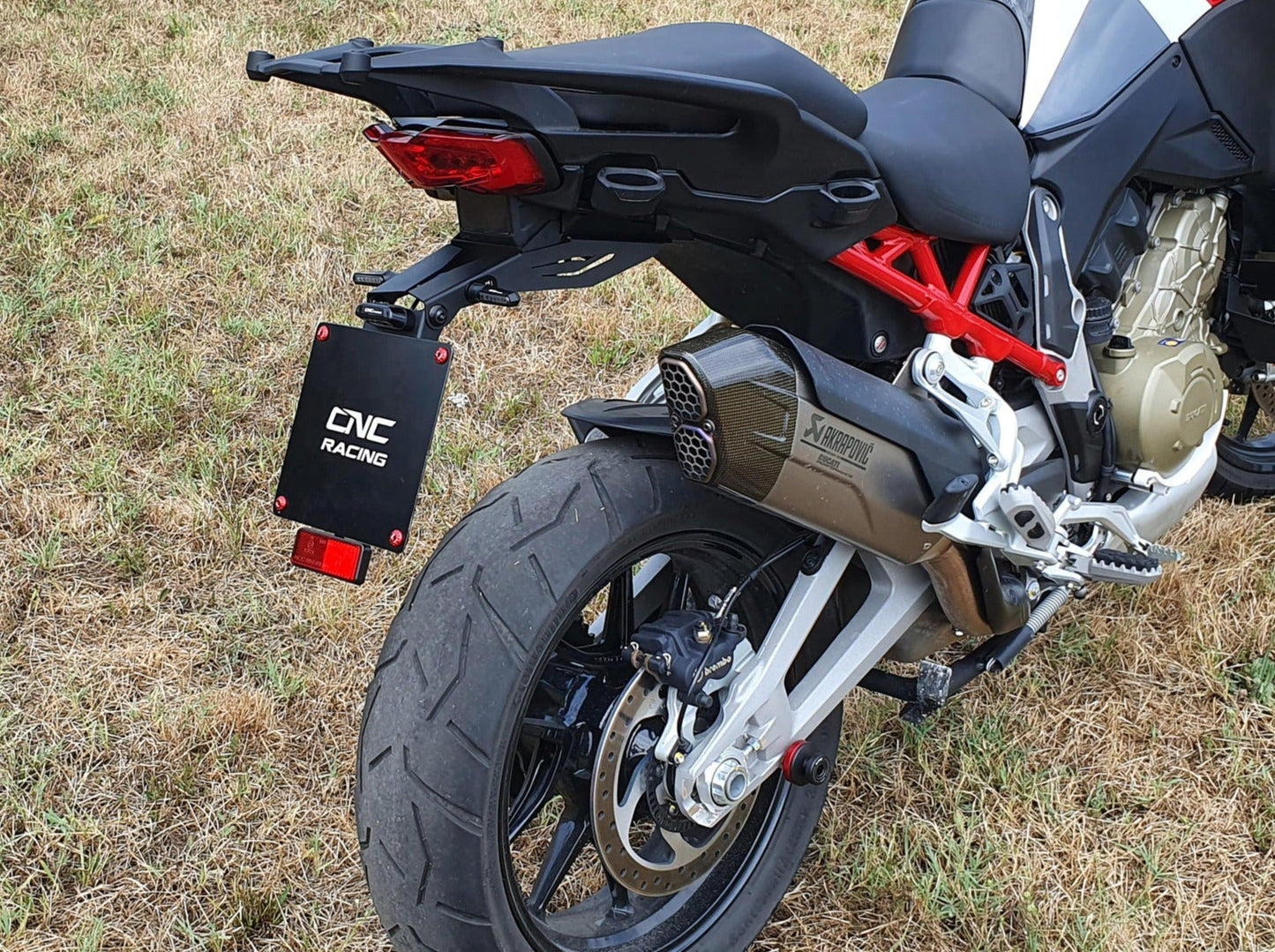 PT157 - CNC RACING Ducati Multistrada V4 (2021+) Adjustable LED License Plate Holder – Accessories in the Motoraider Motorcycle Aftermarket Accessories and Parts Online Shop