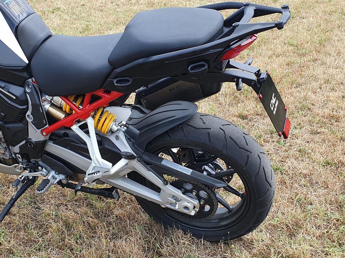 PT157 - CNC RACING Ducati Multistrada V4 (2021+) Adjustable LED License Plate Holder – Accessories in the Motoraider Motorcycle Aftermarket Accessories and Parts Online Shop