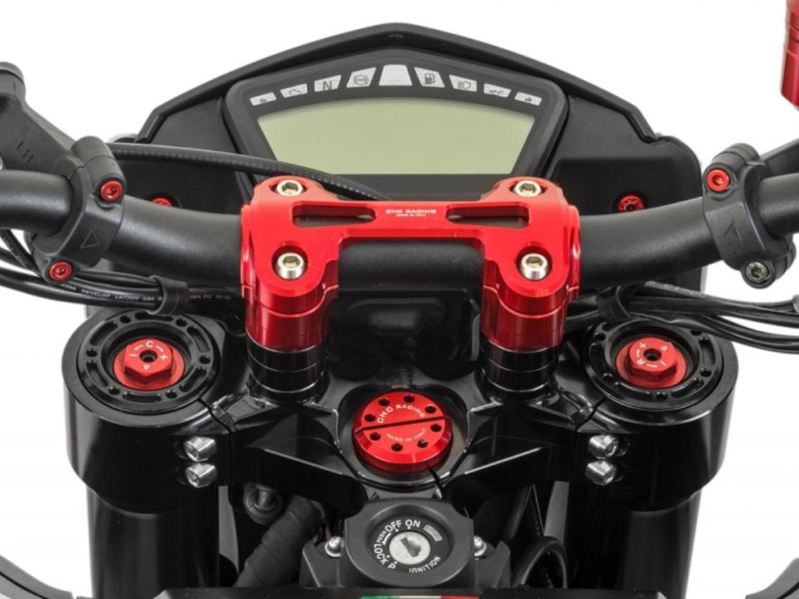 PS523 - CNC RACING Ducati Hypermotard 939/821 Triple Clamps Kit – Accessories in the Motoraider Motorcycle Aftermarket Accessories and Parts Online Shop