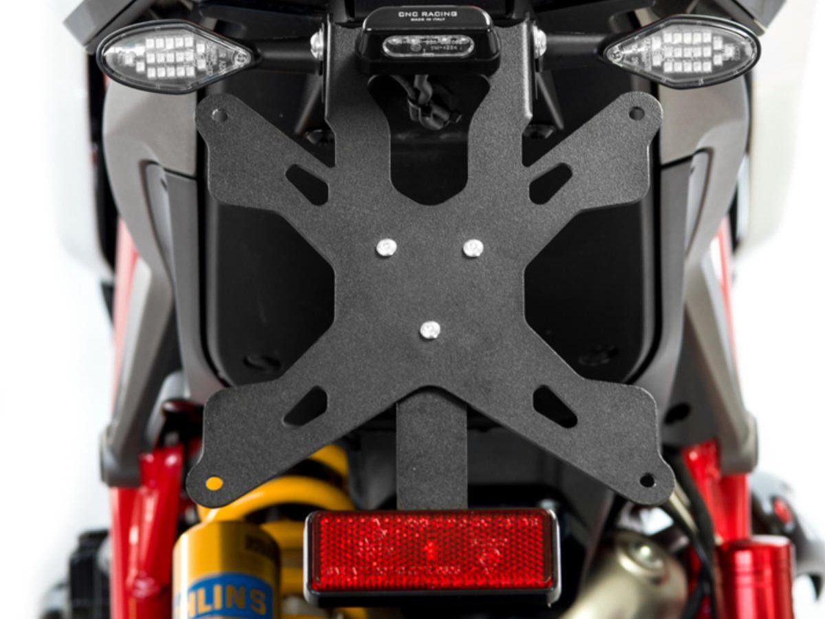PT140 - CNC RACING Ducati Hypermotard 821/939 Adjustable LED License Plate – Accessories in the Motoraider Motorcycle Aftermarket Accessories and Parts Online Shop