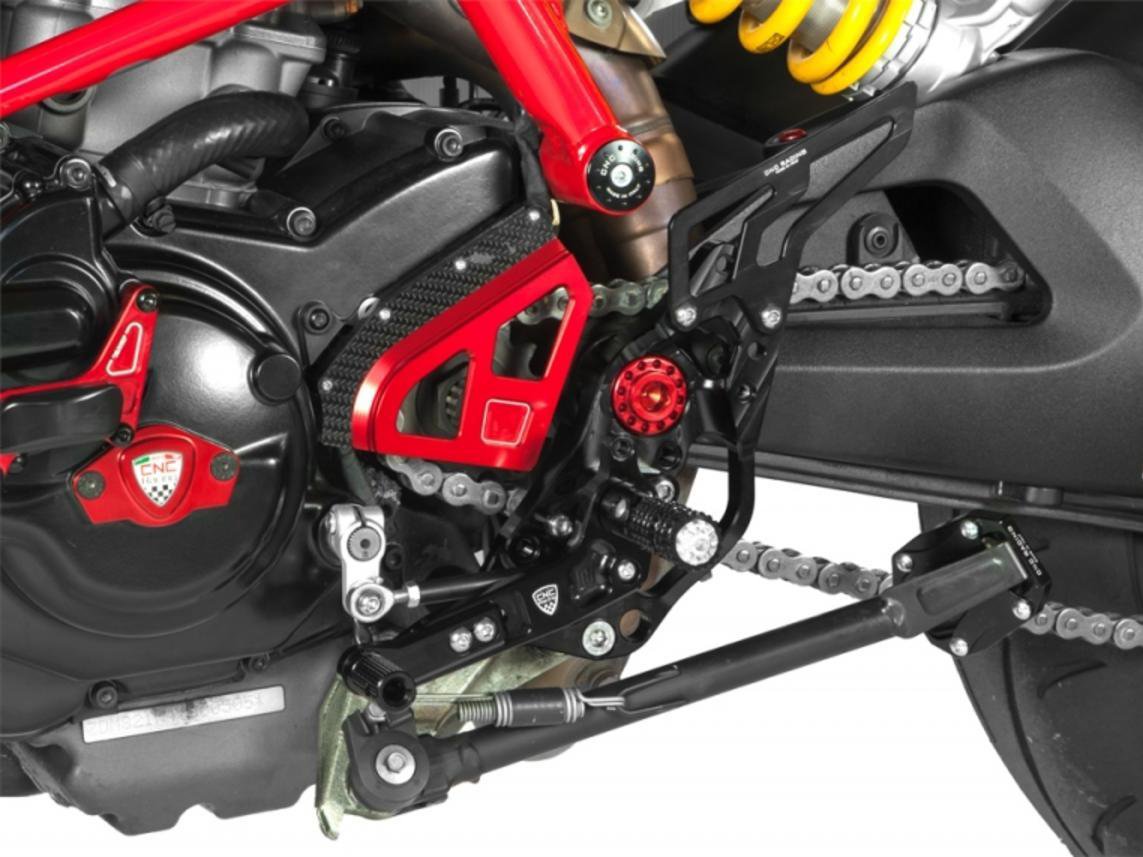 PE430 - CNC RACING Ducati Hypermotard 939/821 Adjustable Rearset – Accessories in the Motoraider Motorcycle Aftermarket Accessories and Parts Online Shop