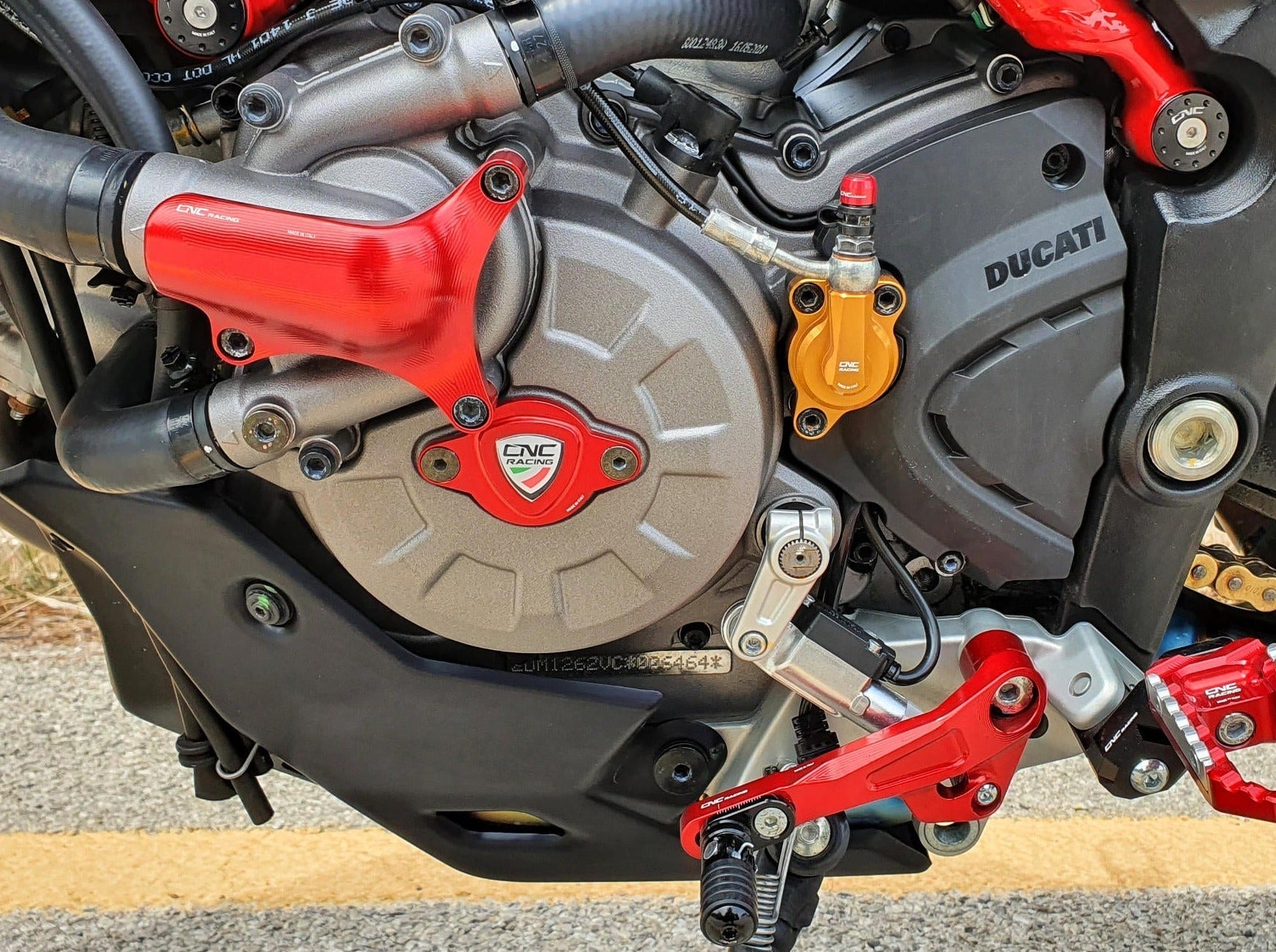 CF263 - CNC RACING Ducati Timing Inspection Cover "Sticker" – Accessories in the Motoraider Motorcycle Aftermarket Accessories and Parts Online Shop
