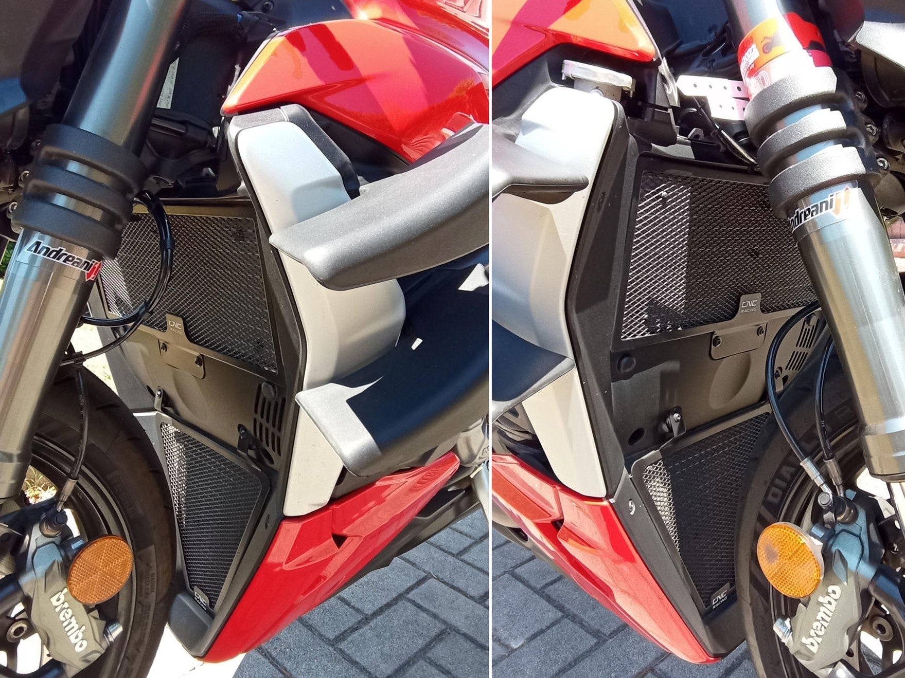 RA016 - CNC RACING Ducati Streetfighter V2 (2022+) Radiator Guard Set – Accessories in the Motoraider Motorcycle Aftermarket Accessories and Parts Online Shop