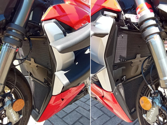 RA016 - CNC RACING Ducati Streetfighter V2 (2022+) Radiator Guard Set – Accessories in the Motoraider Motorcycle Aftermarket Accessories and Parts Online Shop