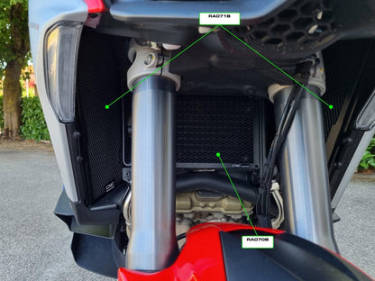 RA071 - CNC RACING Ducati Multistrada V4 (2021+) Oil Cooler Guards – Accessories in the Motoraider Motorcycle Aftermarket Accessories and Parts Online Shop