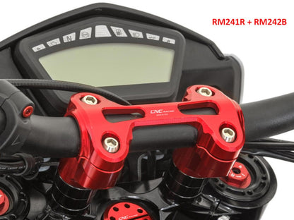 RM241 - CNC RACING Ducati Monster / Hypermotard Handlebar Riser (Ø 29 mm) – Accessories in the Motoraider Motorcycle Aftermarket Accessories and Parts Online Shop
