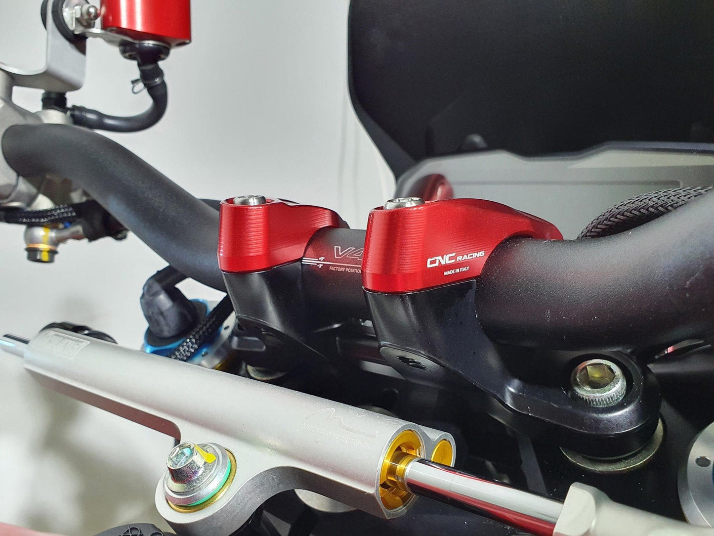 RM257 - CNC RACING Ducati Handlebar Top Clamp – Accessories in the Motoraider Motorcycle Aftermarket Accessories and Parts Online Shop