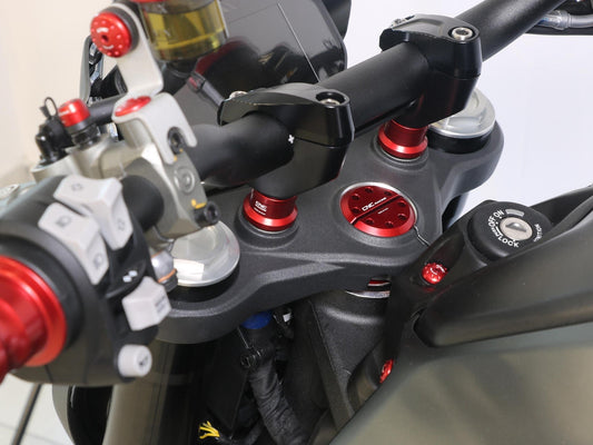 RM259 - CNC RACING Ducati Monster / Streetfighter Handlebar Clamp Spacers (H 20 mm) – Accessories in the Motoraider Motorcycle Aftermarket Accessories and Parts Online Shop