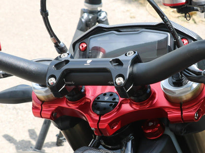 RM264 - CNC RACING Ducati Hypermotard 698 Mono (2024+) Handlebar Upper Clamp – Accessories in the Motoraider Motorcycle Aftermarket Accessories and Parts Online Shop