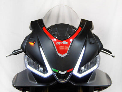 NEW RAGE CYCLES Aprilia RSV4 (21/24) LED Mirror Block-off Turn Signals – Accessories in the 2WheelsHero Motorcycle Aftermarket Accessories and Parts Online Shop