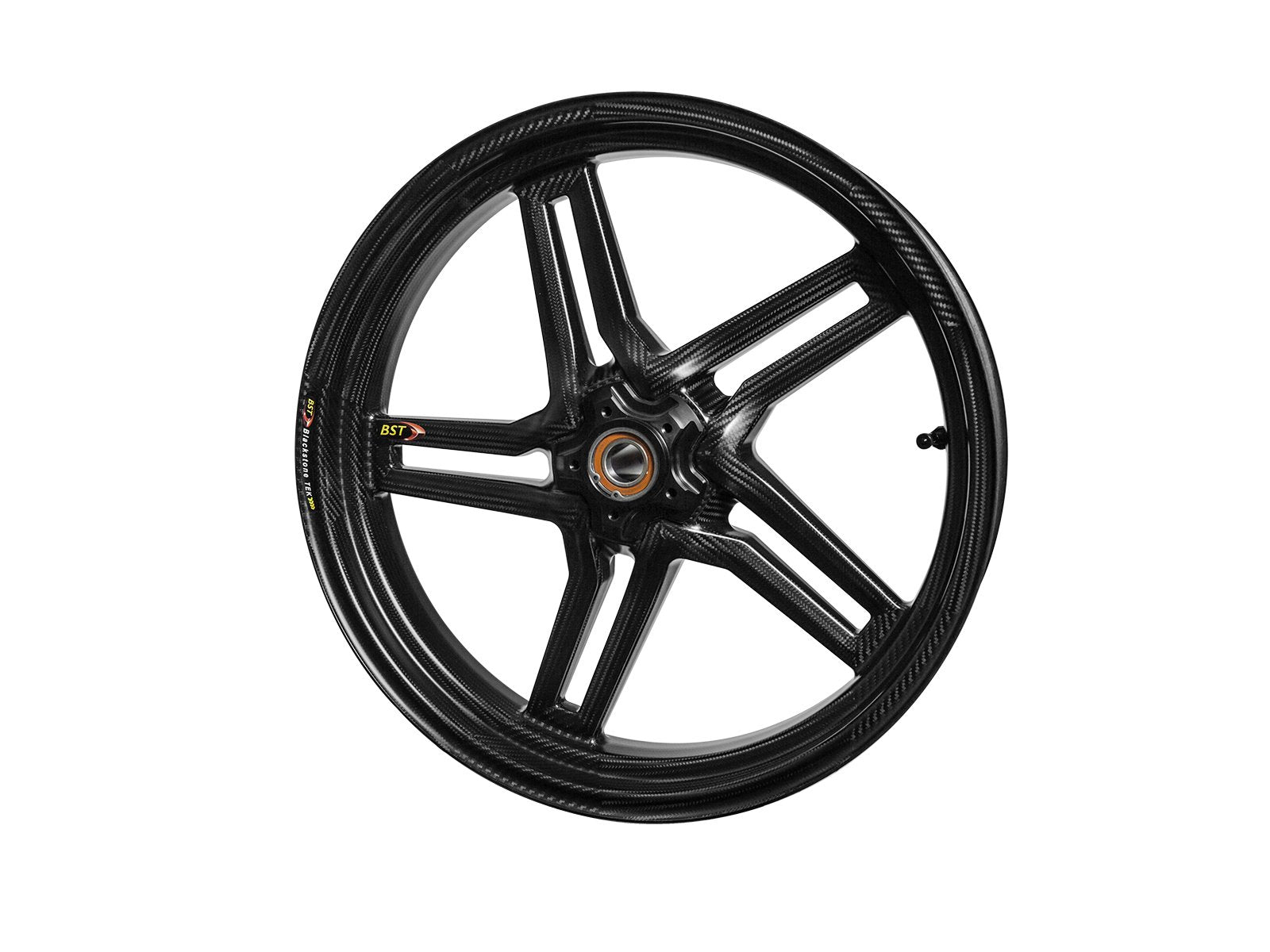 BST Ducati Monster 1100/1200R Carbon Wheel "Rapid TEK" (front, 5 slanted spokes, black hubs) – Accessories in the Motoraider Motorcycle Aftermarket Accessories and Parts Online Shop