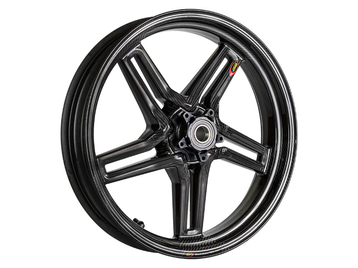 BST Aprilia RSV4 / Tuono V4 (2009+) Front Carbon Wheel "RAPID TEK" (3.5" x 17") – Accessories in the Motoraider Motorcycle Aftermarket Accessories and Parts Online Shop