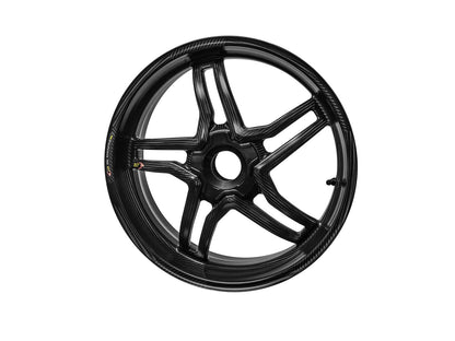 BST MV Agusta Turismo Veloce Carbon Wheel "Rapid TEK" (offset rear, 5 slanted spokes, black hubs) – Accessories in the Motoraider Motorcycle Aftermarket Accessories and Parts Online Shop