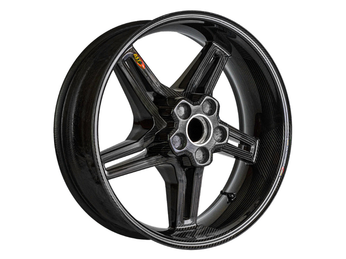 BST Aprilia RSV4 / Tuono V4 (2009+) Rear Carbon Wheel "RAPID TEK" (6" x 17") – Accessories in the Motoraider Motorcycle Aftermarket Accessories and Parts Online Shop